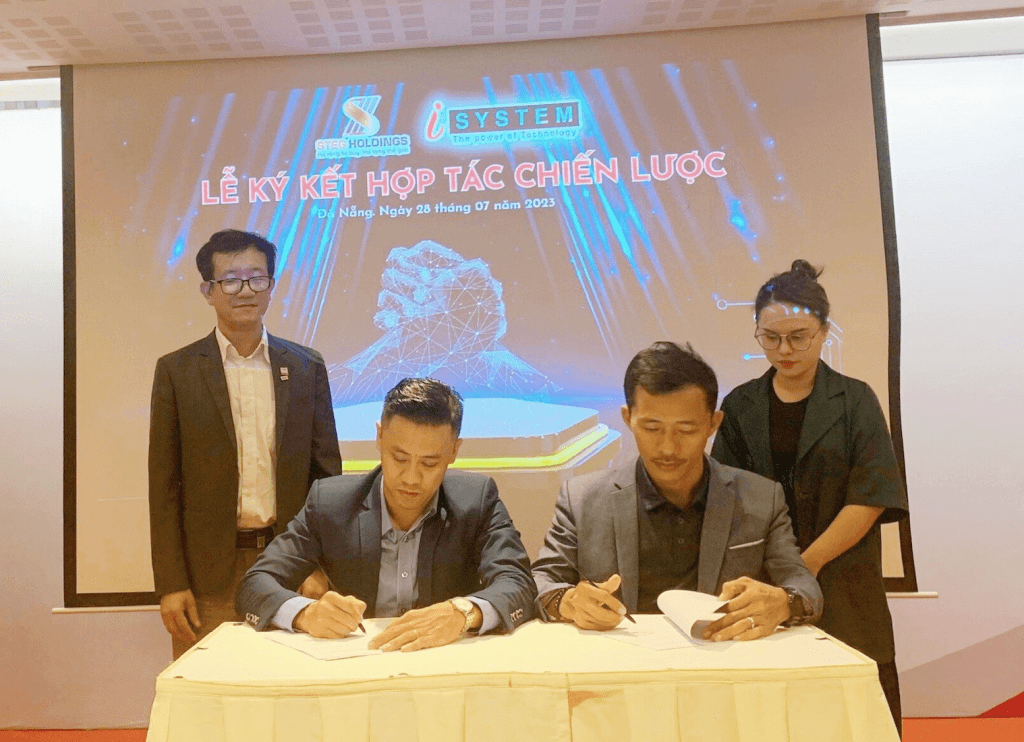 Lễ ký kết hợp tác chiến lược iSYSTEM và Steg Holdings